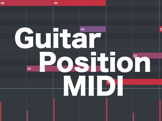【MIDI素材集】Guitar Position MIDI
