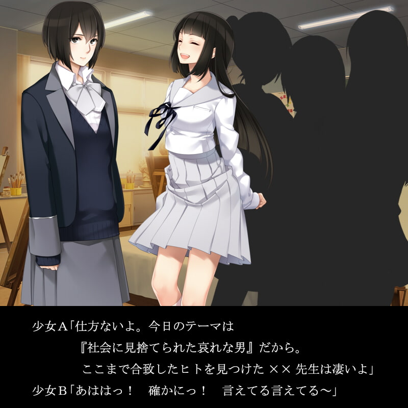 マゾ男認定を受けた哀れなヌードデッサンモデル