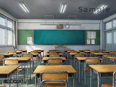 ゲーム制作やイラスト背景として使えるフリー背景素材集Vol.1【学校編】