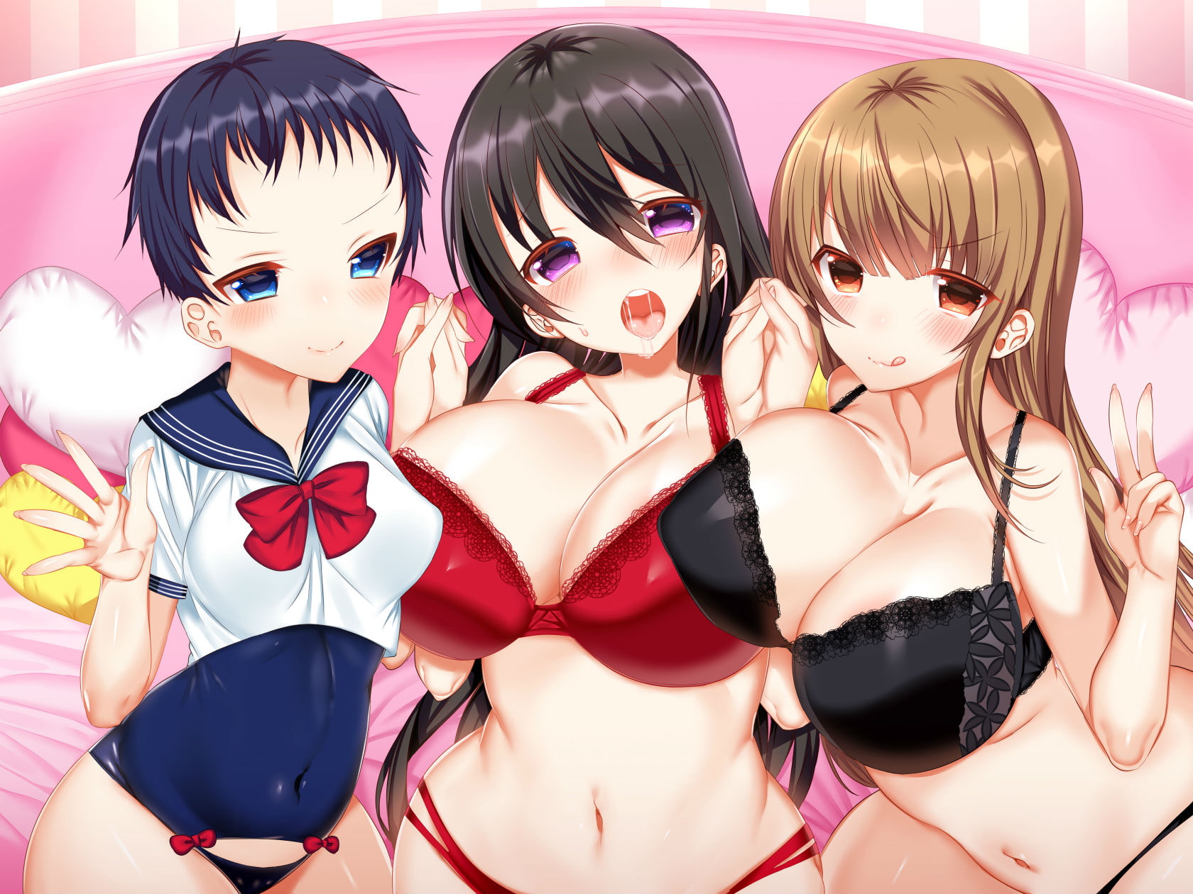 【実演・百合企画#2.5】ちゅきるいれい3Pの巻