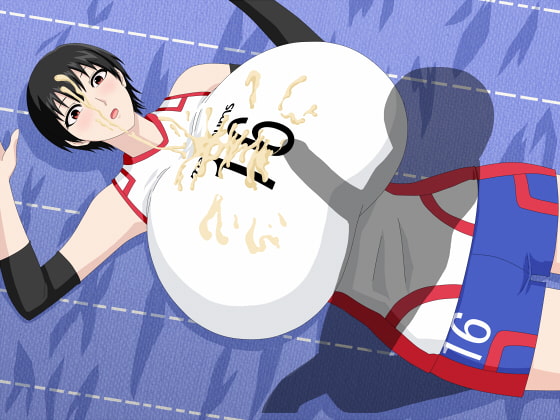 爆乳バレー部員の着衣パイズリアニメーション