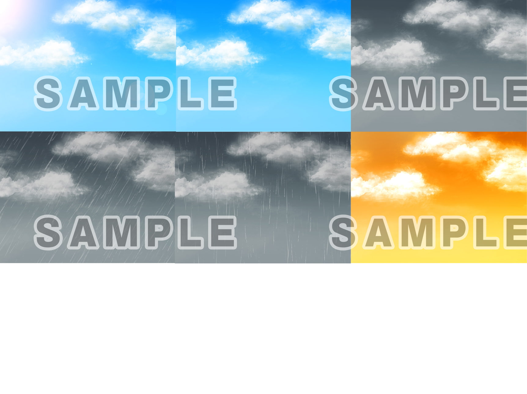 背景イラスト素材集vol.1空