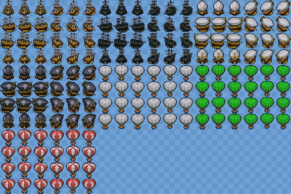 ぴぽやキャラチップ素材集 乗り物10種