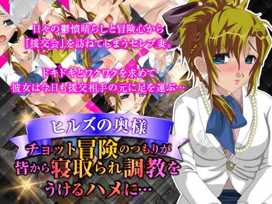 ヒルズの奥様 ちょっと冒険のつもりがみんなから寝取られ調教をうけるハメに…