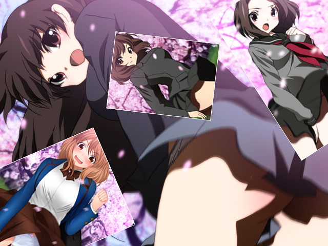 スカート舞い上がる桜+SPECIAL