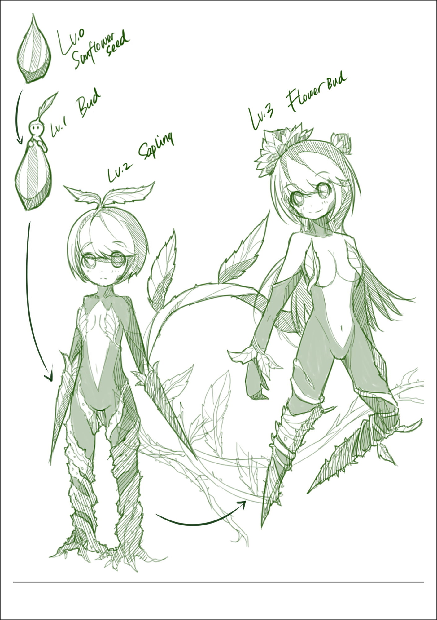 モンスターガールズ スケッチ 第一