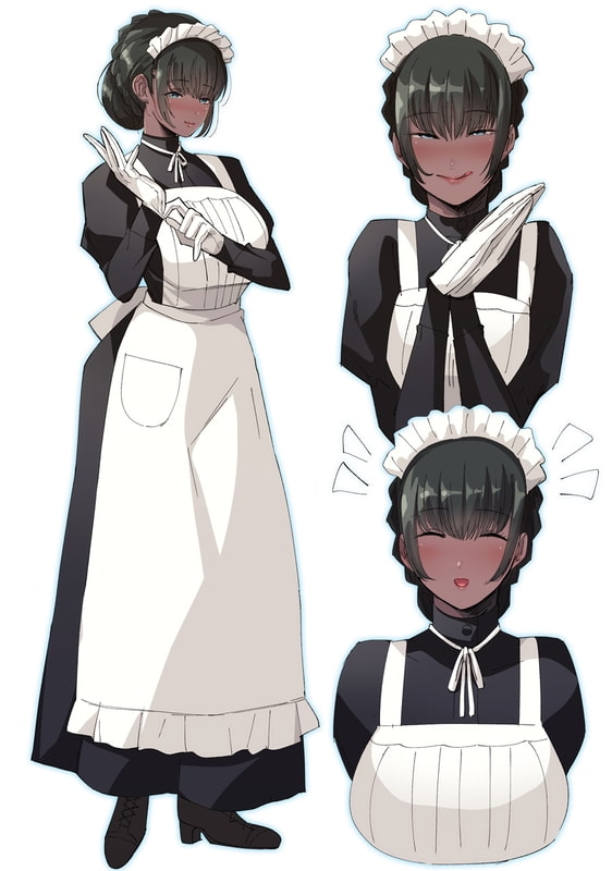 金髪メイドさんの、癒され搾精ご奉仕