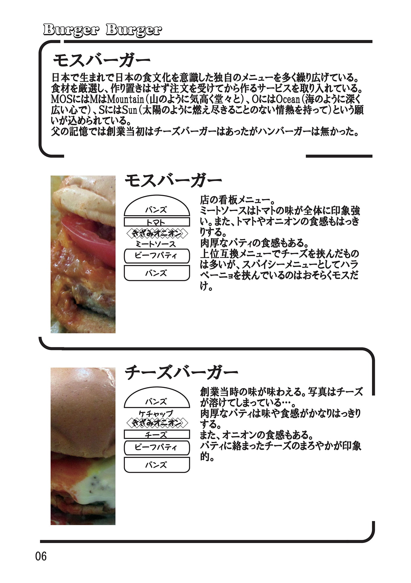 Burger Burger -都内主要ハンバーガーチェーン比較本-