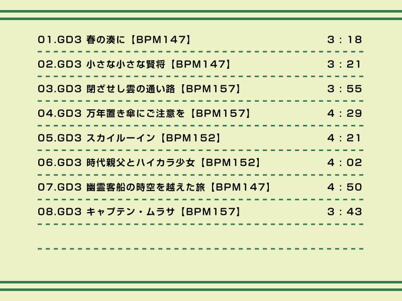 【作業用BGM/インスト】幻想郷ドライブ 3