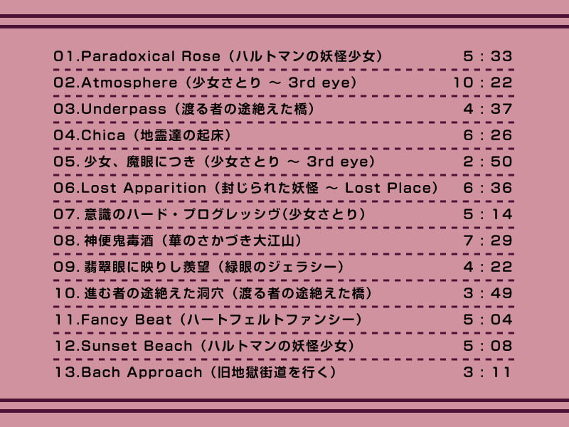 【作業用BGM/インスト】Touhou UnderGround