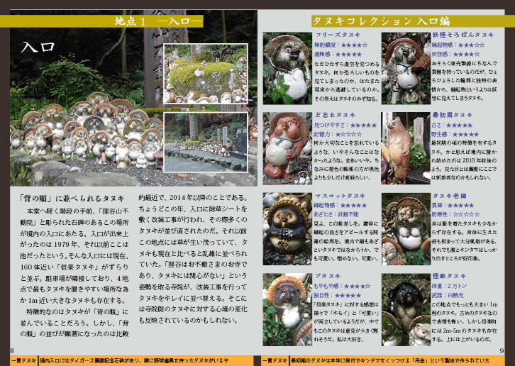 ガイドブック「信楽タヌキ」からみる狸谷山不動院