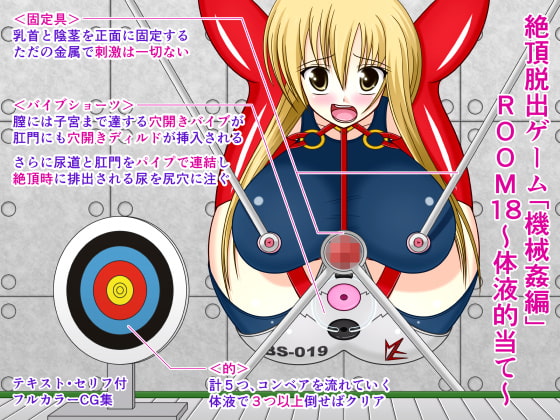 絶頂脱出ゲーム「機械姦編」ROOM18～体液的当て～