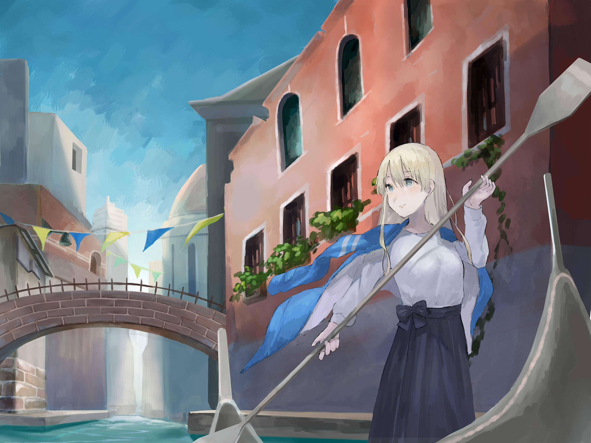 水の都と癒しの案内人～波音と耳かき～