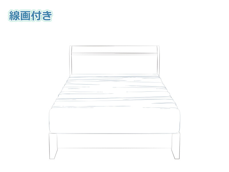 全角度対応イベントCG用背景素材集 『ベッド、枕、掛け布団』