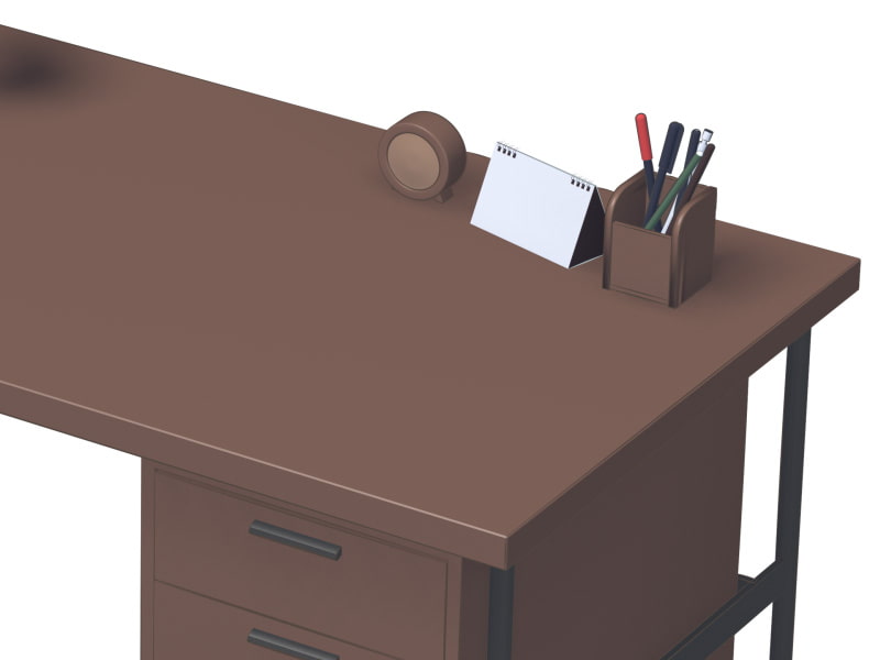 全角度対応イベントCG用背景素材集 『デスクとチェア』