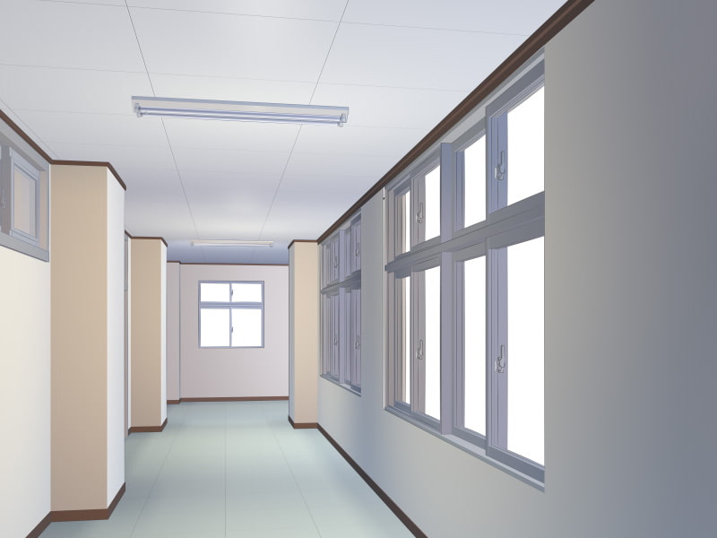 全角度対応イベントCG用背景素材集 デラックス・ルーム版『学校の教室、廊下』