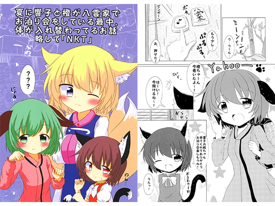 夏に響子と橙が八雲家でお泊り会をしている最中、体が入れ替わってるお話 略して「NKT」