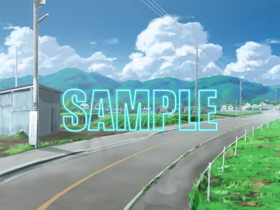 背景素材:田舎道1