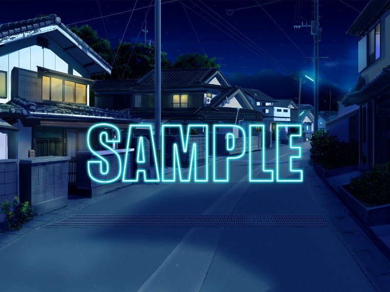 背景素材:住宅地1