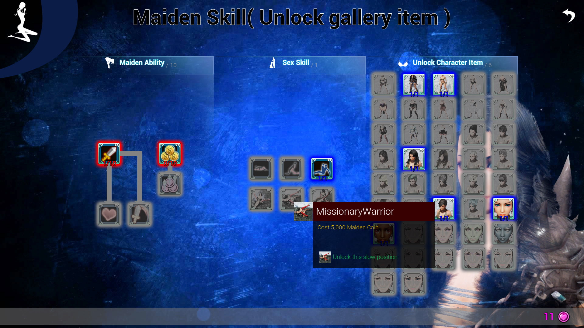 Ice and Fire of Maiden