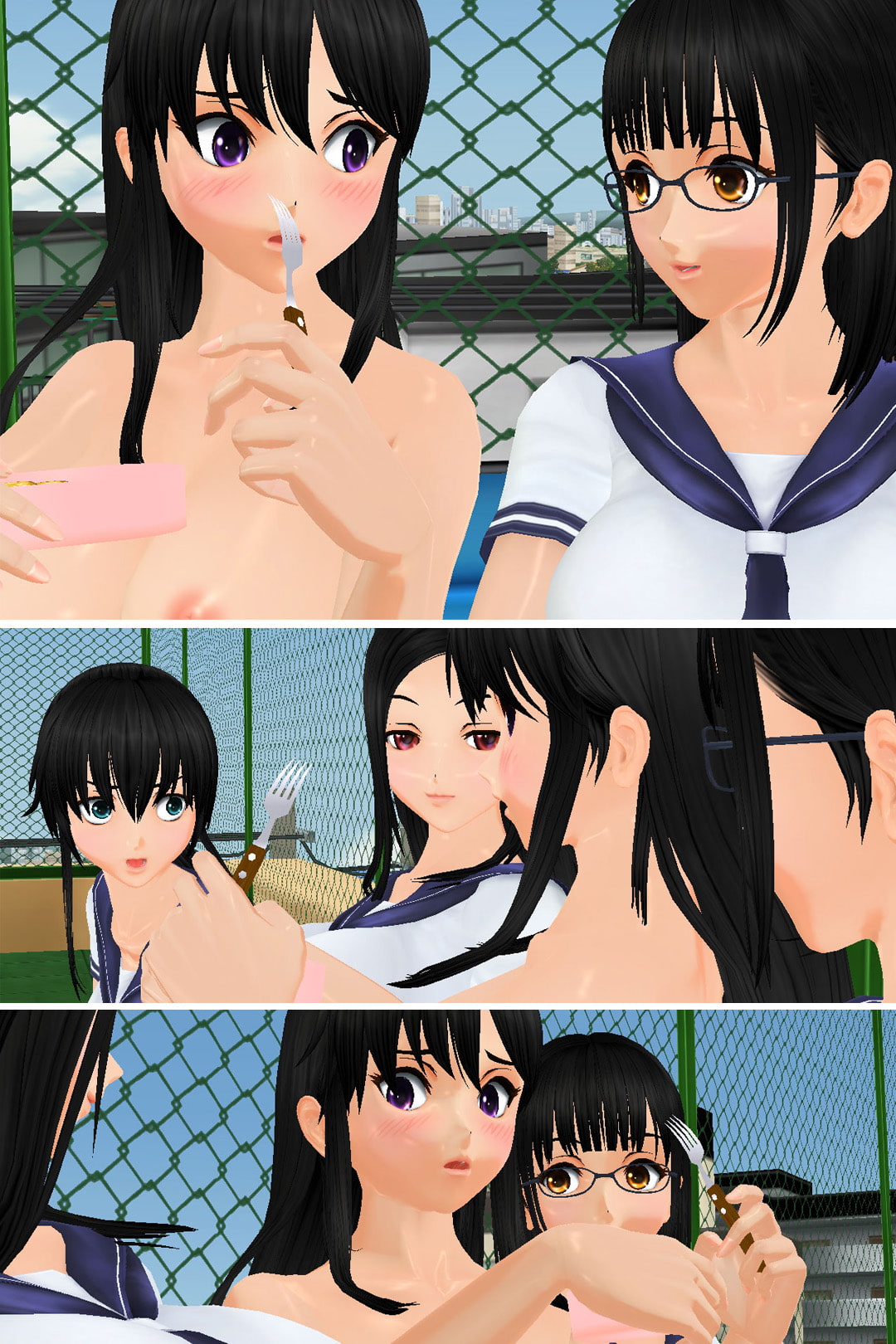 学園奴隷・真希の日常～昼食～