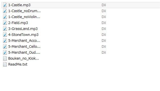 DiiMusic_Vol1(現在34曲収録)