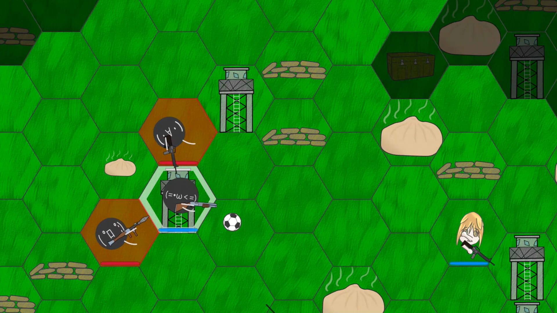 Chimera of Tactics 3-Gun and Soccer