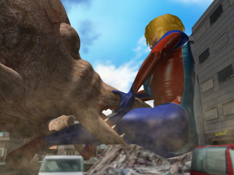 ウルトラレオタード01 巨大ヒロインリョナレ〇プ