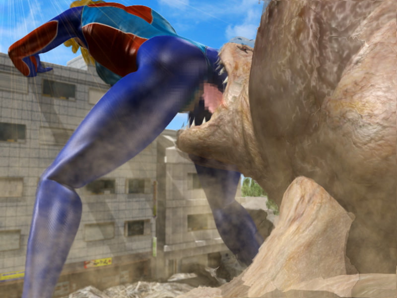 ウルトラレオタード01 巨大ヒロインリョナレ〇プ