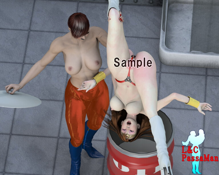 むちむち長身ヒロイン、屈辱の浣腸ダイエット(音声入り動画)