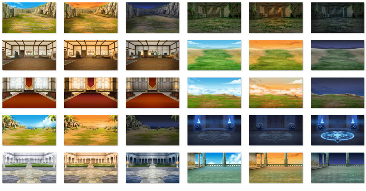 ファンタジー戦闘背景 サファイアソフト素材 Vol3