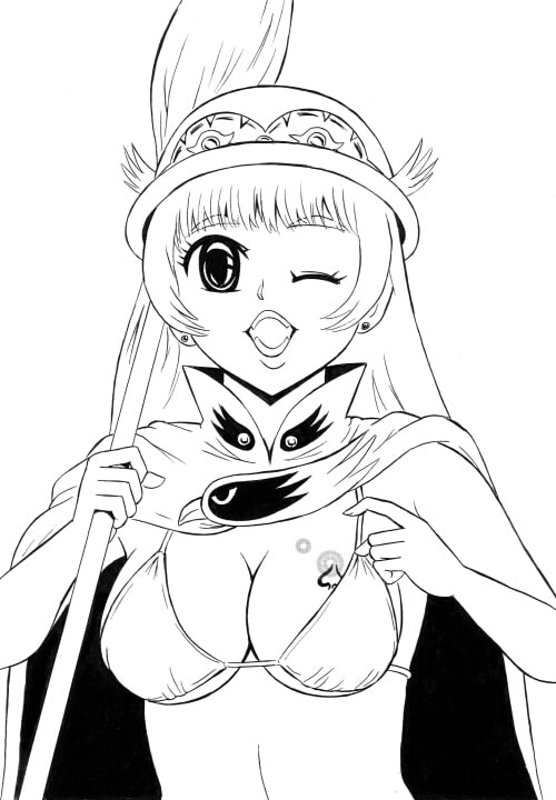 魔女だ! 水着だ! ルーナさんだ!!