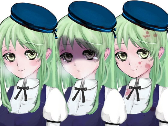 立ち絵素材(少女)No4【成人向け/全身】