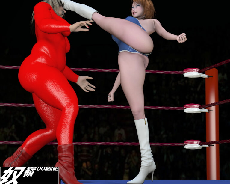 敗者性奴女子プロレス「怪力デブスレスラー襲来」