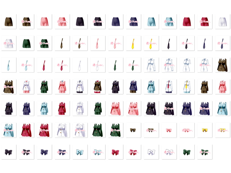 佐野俊英があなたの専用原画マンになります 衣装素材集B - ブレザー -