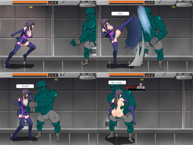 SHINOBI GIRL: EROTIC SIDE SCROLLING ACTION GAME (English translated version)