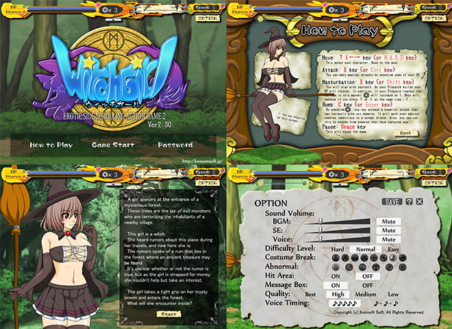 WITCH GIRL: EROTIC SIDE SCROLLING ACTION GAME 2