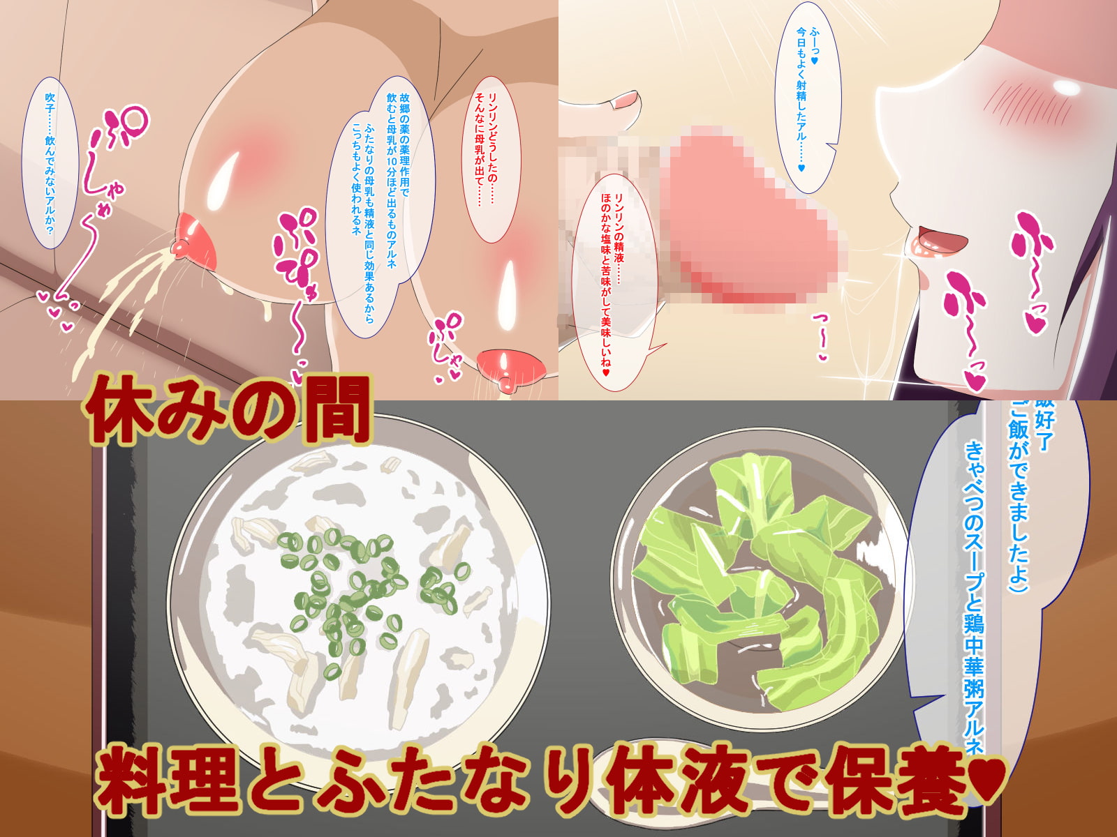 ふたなり中華娘と保養性行-前編-