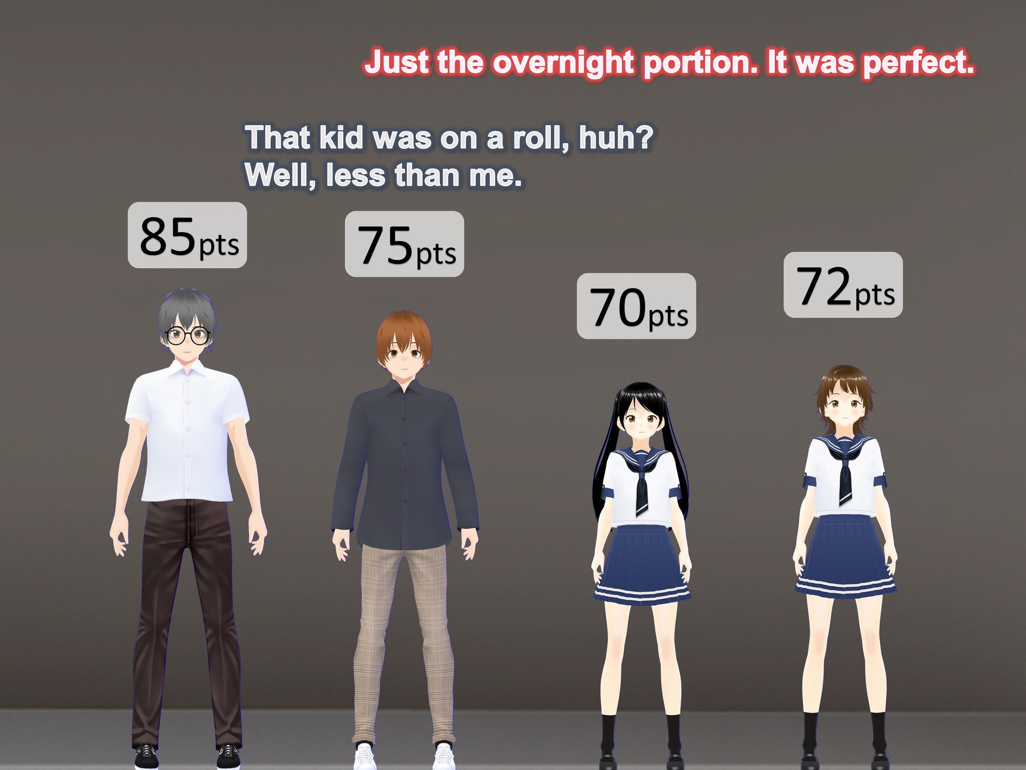 Outgrowing only girls, Overtake boys, Growth sound in the classroom