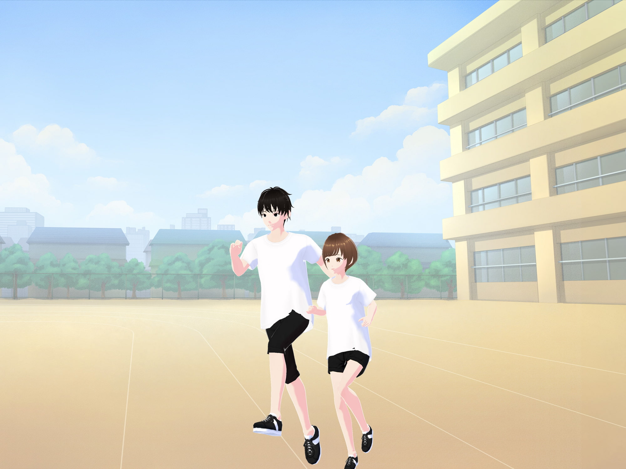 Outgrowing only girls, Overtake boys, Growth sound in fitness tests