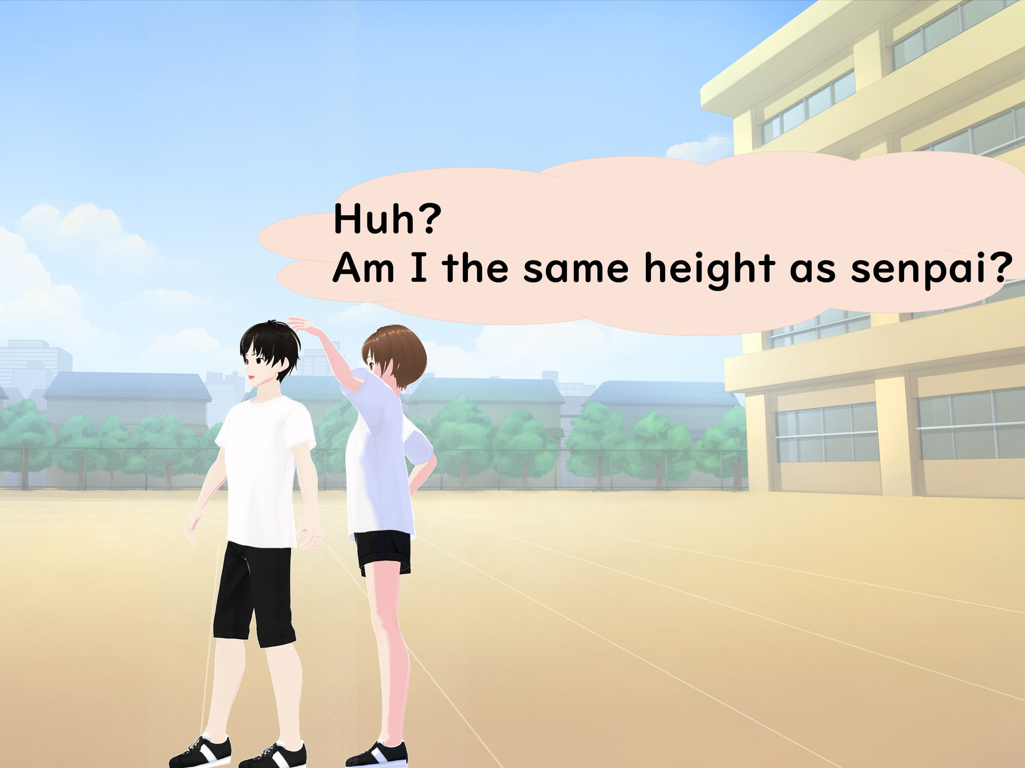 Outgrowing only girls, Overtake boys, Growth sound in fitness tests