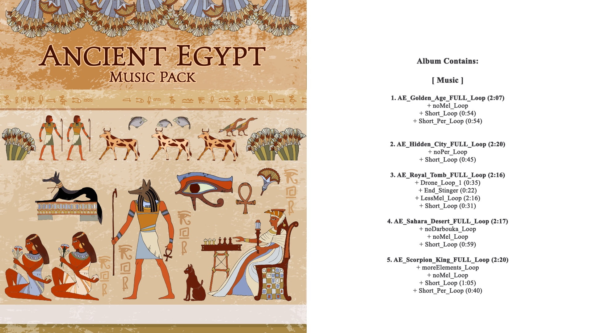 【BGM素材】Ancient Egypt Music Pack