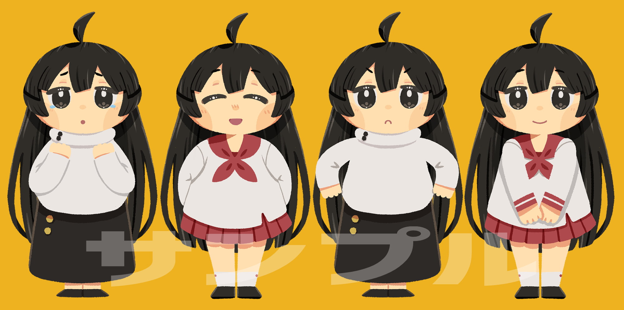 女の子立ち絵素材集