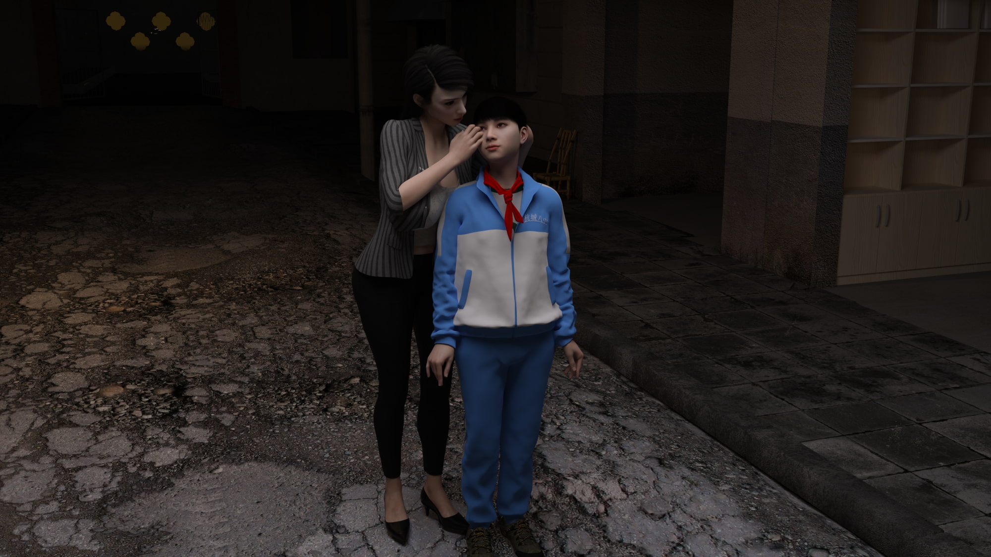 怪獣モンスターとお母さん