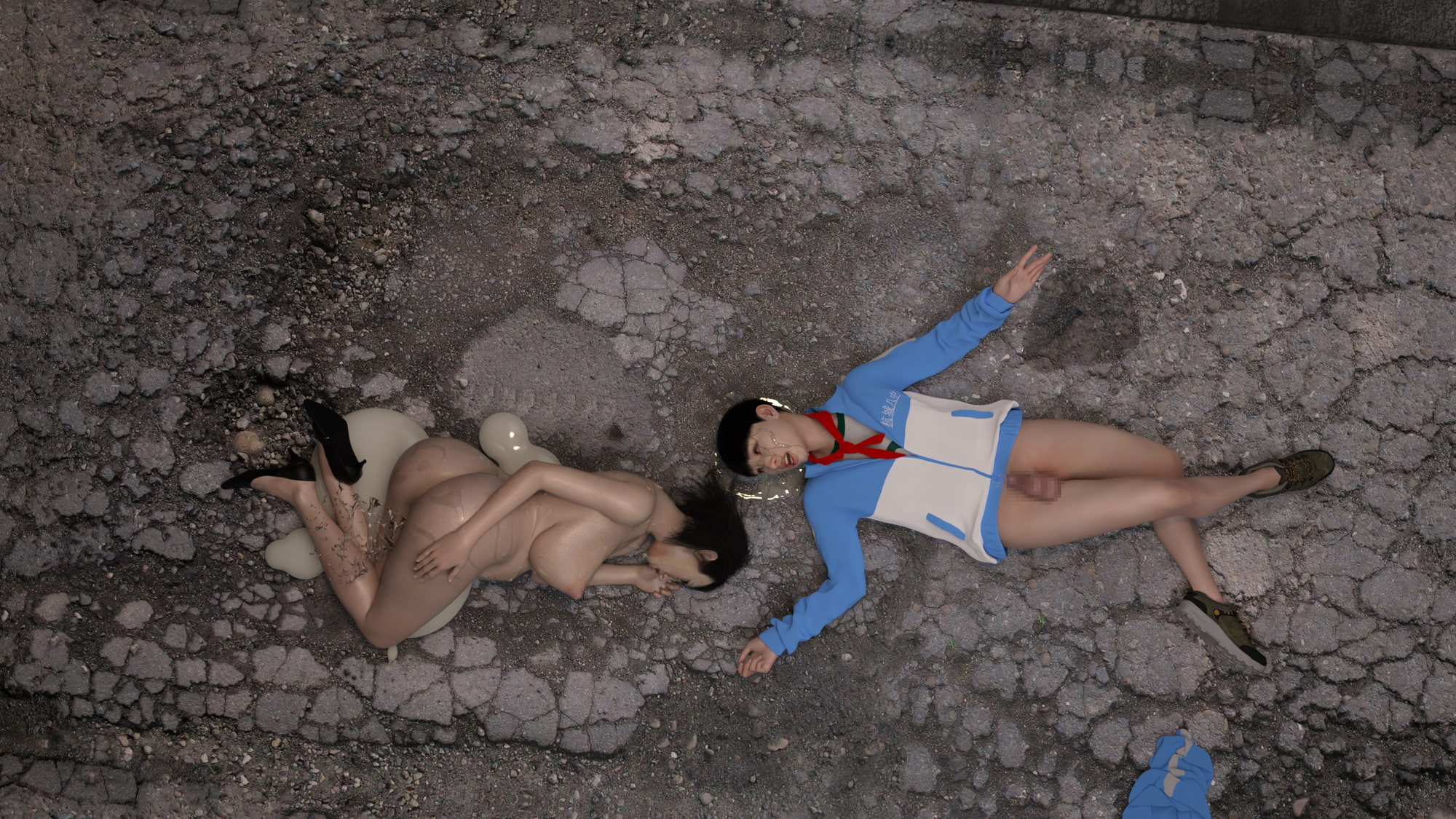 怪獣モンスターとお母さん