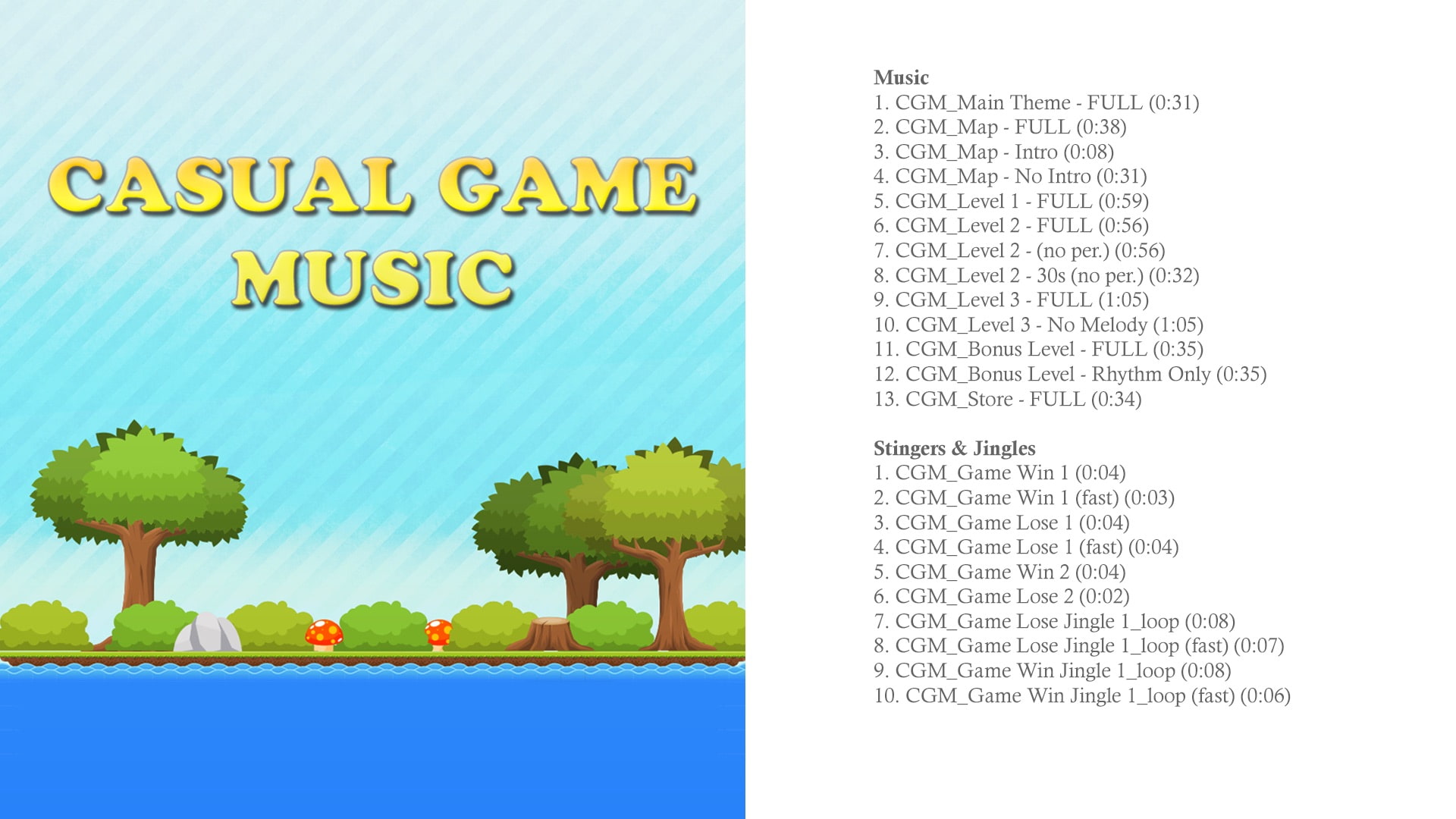 【BGM素材】Casual Game Music Pack