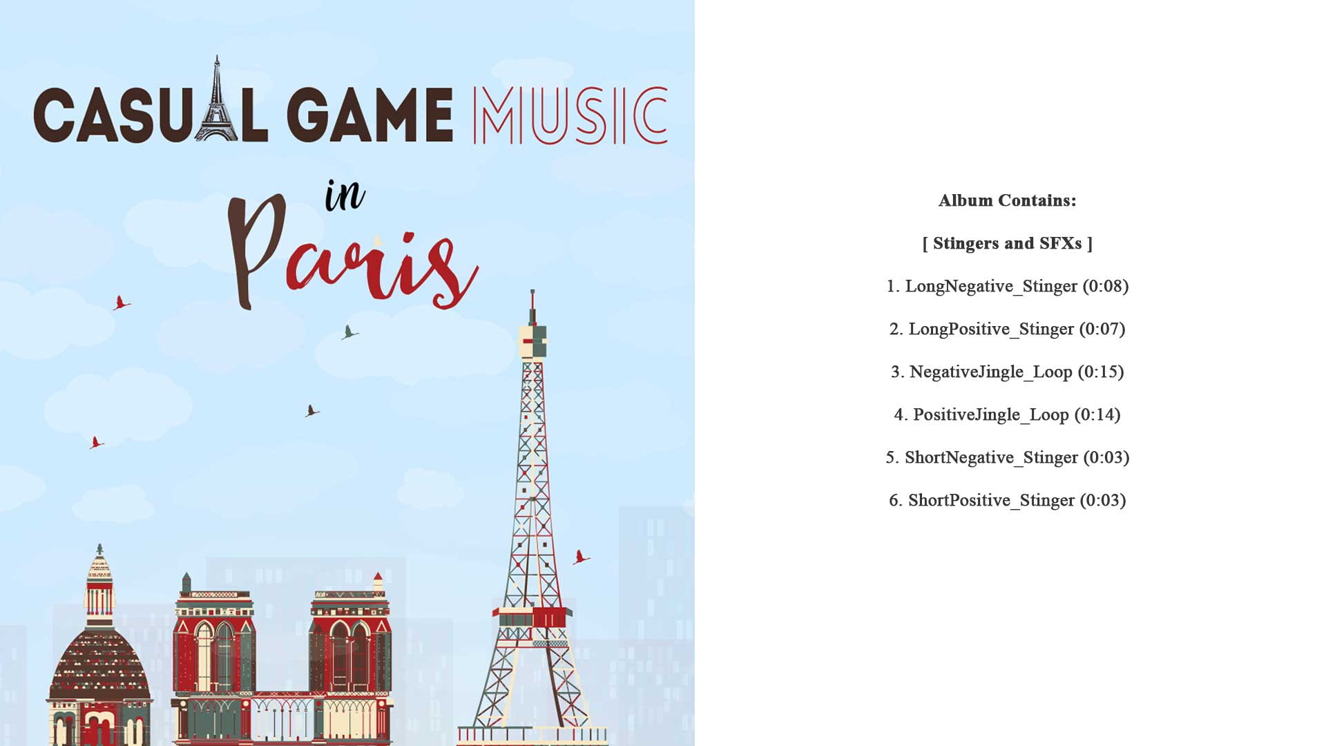 【BGM素材】Casual Game Music In Paris