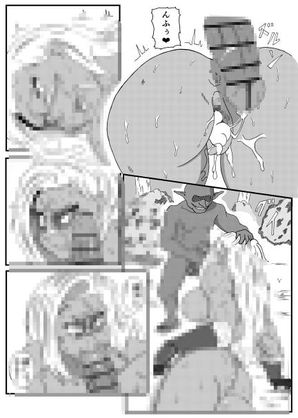 ゴブリンに催眠レ〇プされる女戦士
