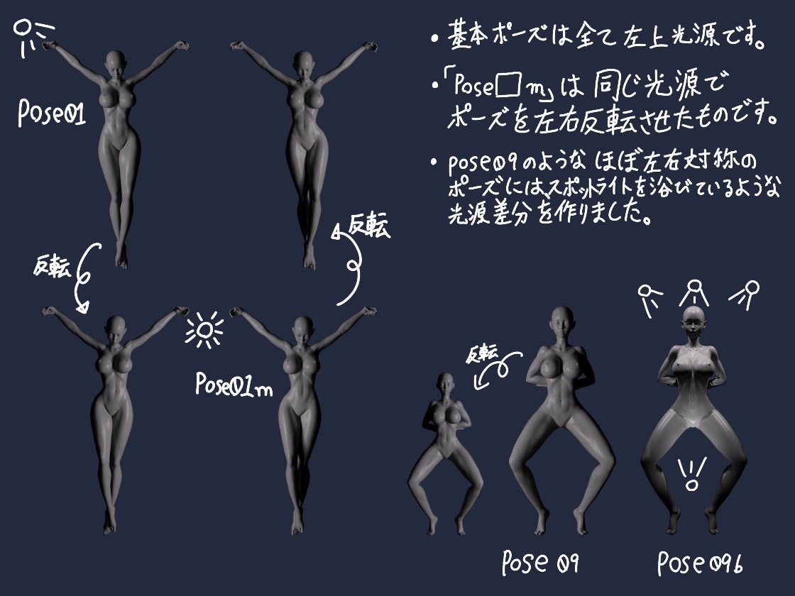 ヒロインピンチポーズ集～立ち拘束編～