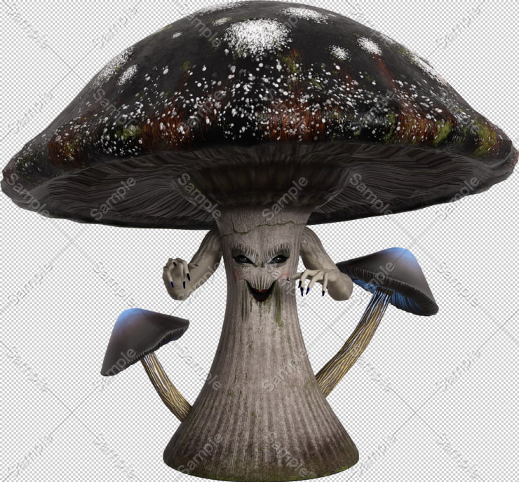 素材屋☆歌う宝石箱☆画像素材(デビルマッシュルーム)